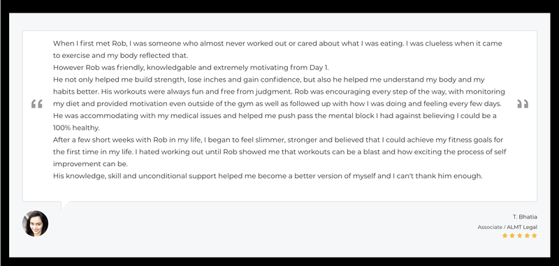 Client testimonial 3