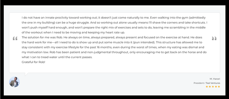 Client testimonial 4