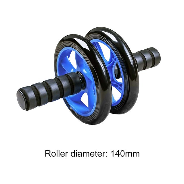 Double-wheeled Abdominal Press Wheel Rollers Exercise Equipment for ...